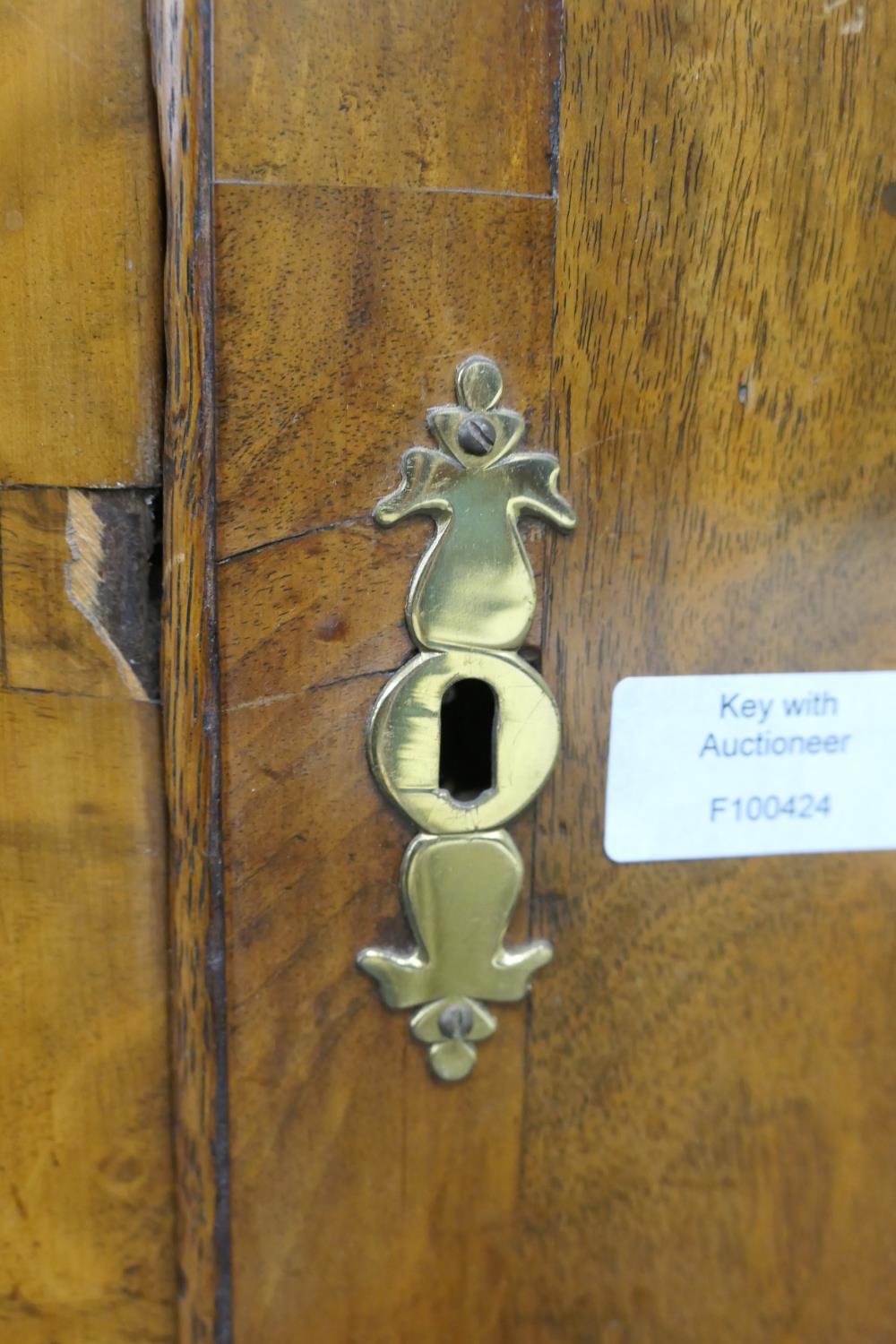 John Greaves, Newcastle, walnut eight day longcase clock, mid 18th Century, the hood with cavetto - Image 12 of 17