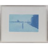 Patrick Proctor (1936-2003), Zattere, limited edition aquatint from the Venice series, signed in
