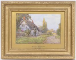 James W Milliken (1865-1945), High summer, Westington, Worcestershire, watercolour, signed, titled