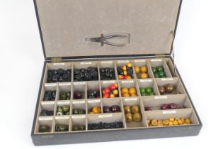 Set of molecular models by Catalin Ltd, contained within a fitted case, width 50cm (Please note