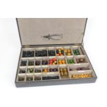 Set of molecular models by Catalin Ltd, contained within a fitted case, width 50cm (Please note