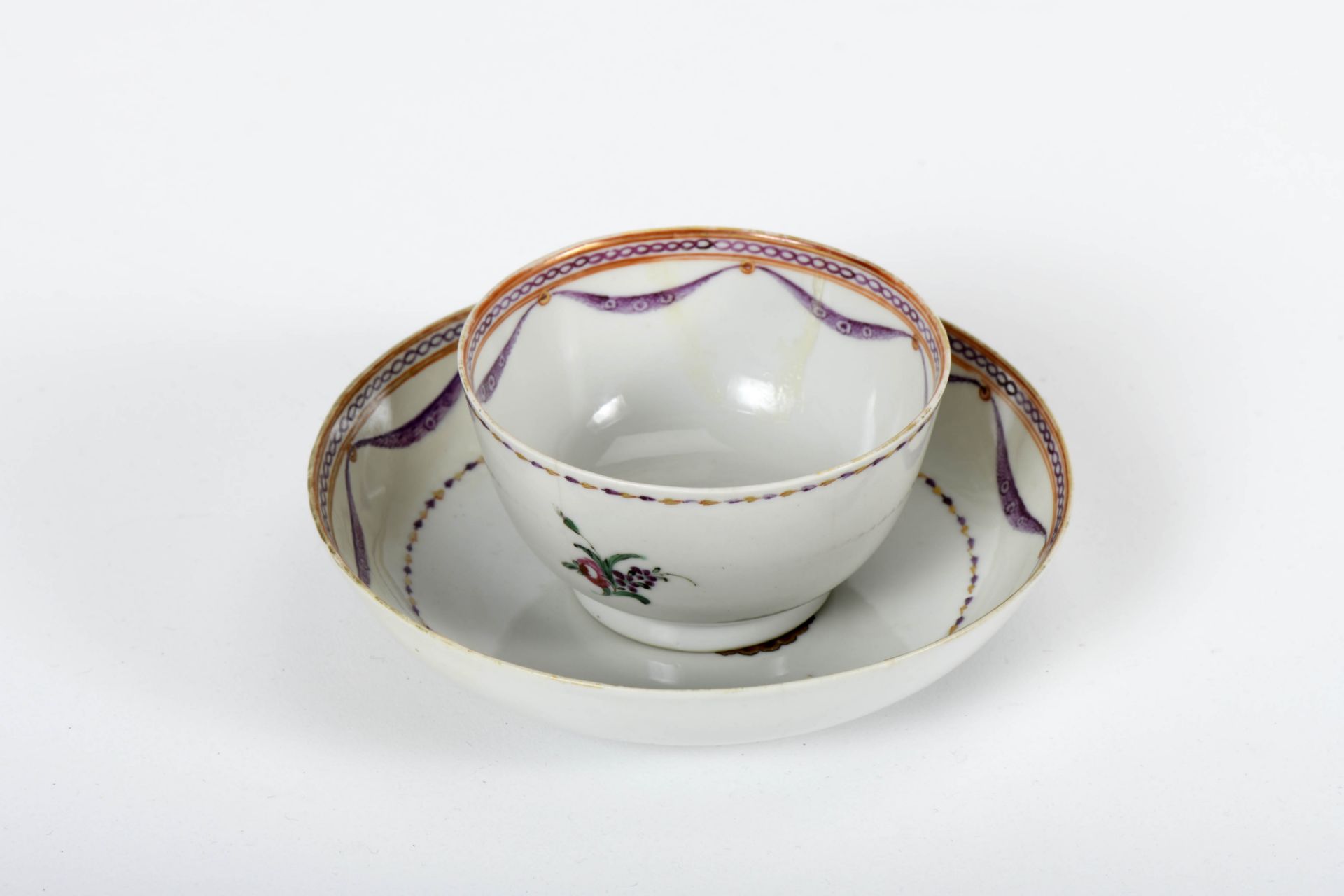 A cup with saucer - Image 2 of 2