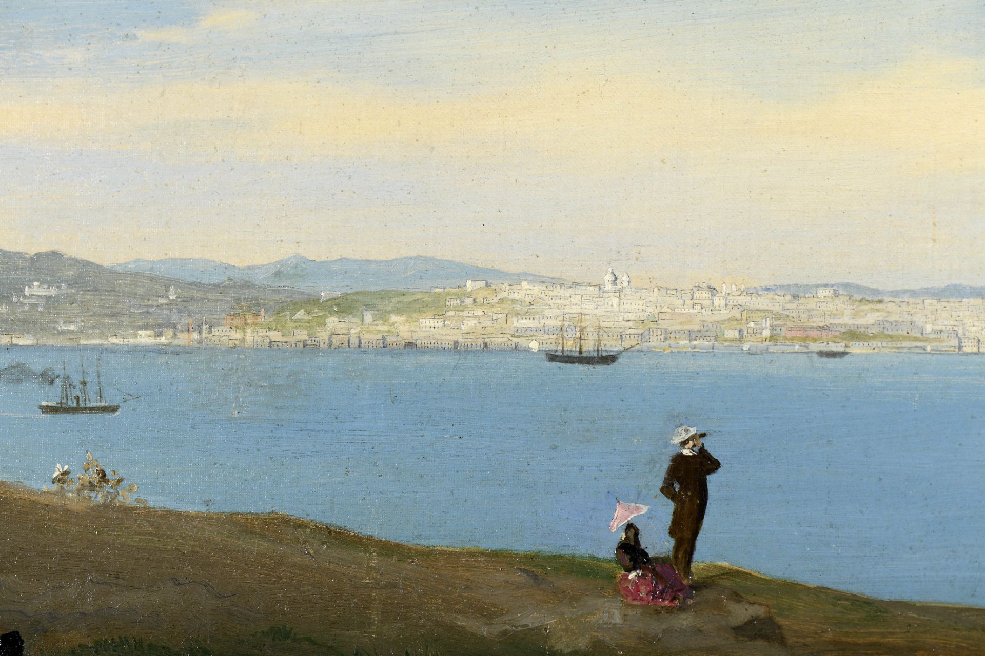 View of the Tagus from the Santos Palace" and "View of Lisbon from the south bank of the Tagus River - Image 11 of 14