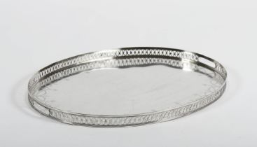 A gallery oval tray
