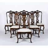 Set of six chairs