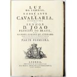 ANDRADE, Manuel Carlos de.- Luz da liberal e nobre arte de cavallaria.- Lisboa: Na Regia Officina Ty