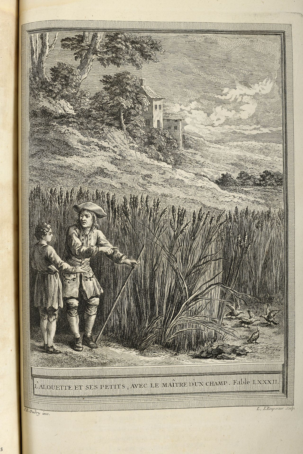 LA FONTAINE, Jean de.- Fables choisies, mises en vers.- A Paris: De l’Imprimerie de Valade, et se tr - Bild 9 aus 15