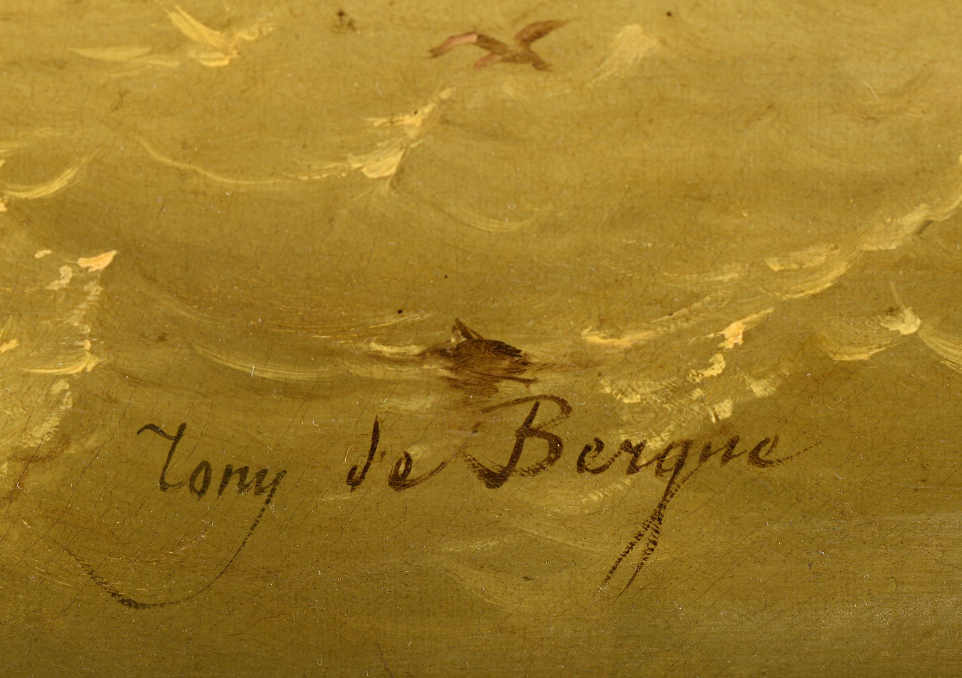 TONY DE BERGUE - 1820-1896 - Bild 3 aus 4
