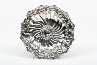 A scalloped ceremonial salver