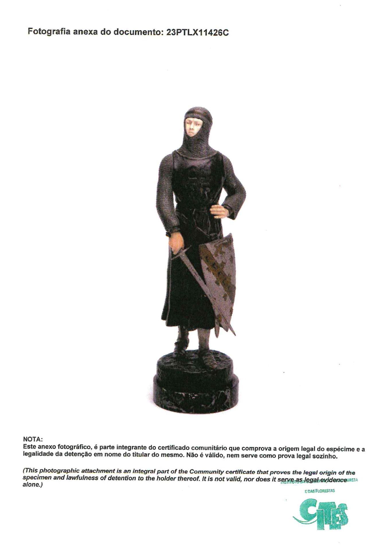 Figure of a Crusader - Image 6 of 6