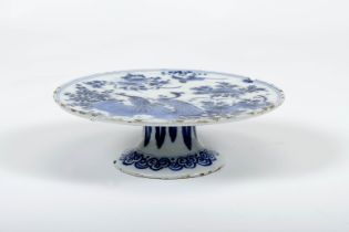 A stemmed salver