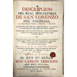 XIMÉNEZ, Fray Andrés, O.S.H.- Descripcion del Real Monasterio de San Lorenzo del Escorial: su magnif