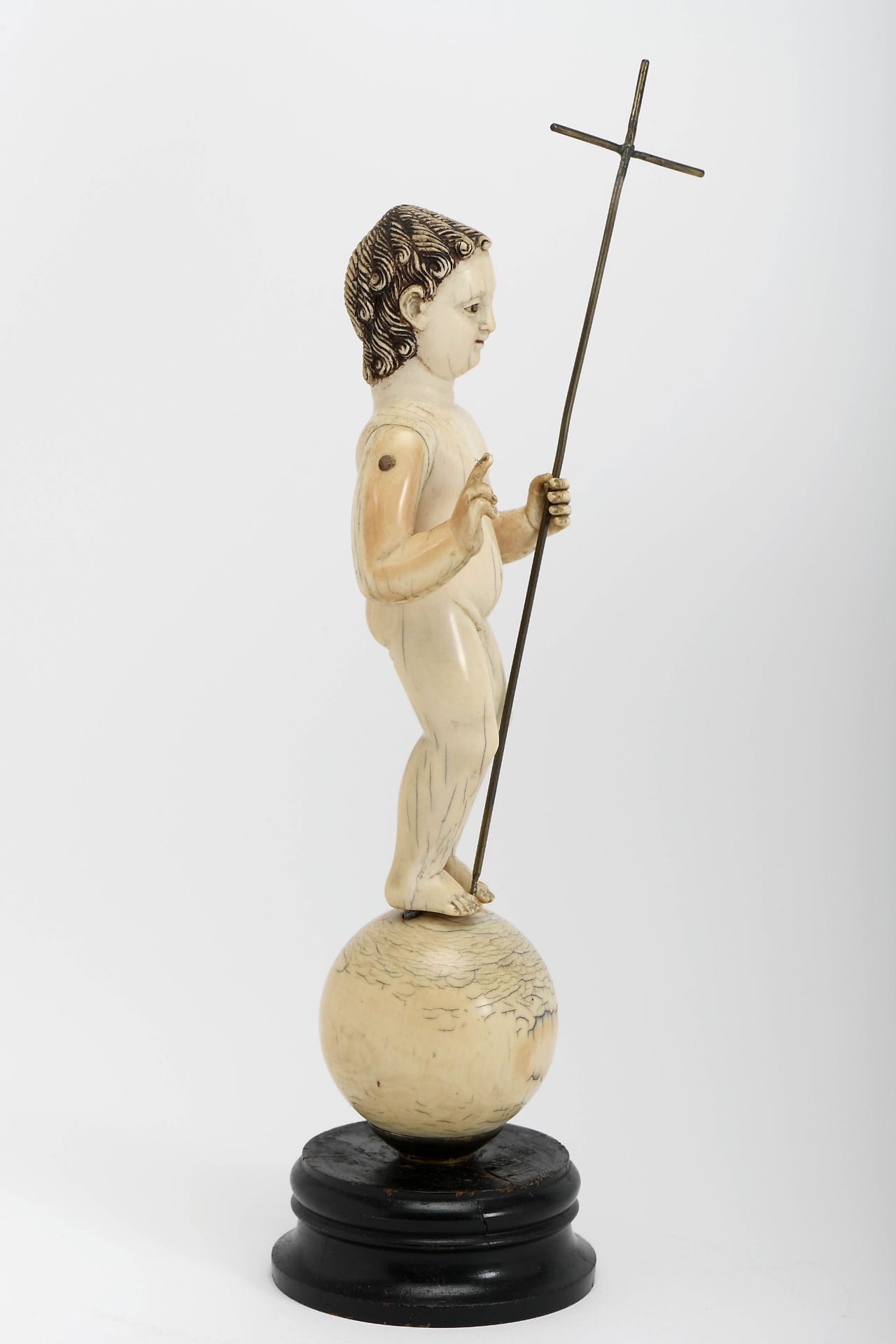 Child Jesus with a Cruciferous Rod on an orb - Image 2 of 4