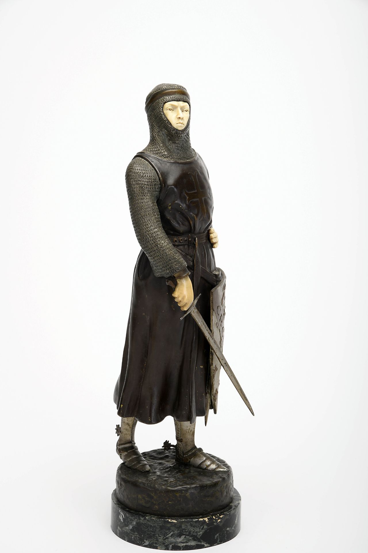 Figure of a Crusader - Image 2 of 6