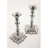 A pair of candlesticks