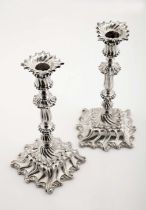 A pair of candlesticks