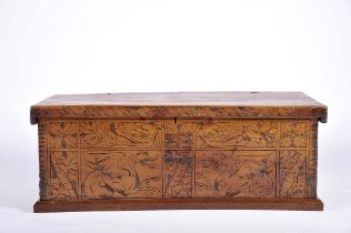 A grooved large chest