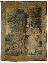 A tapestry "Female figures by the fountain"