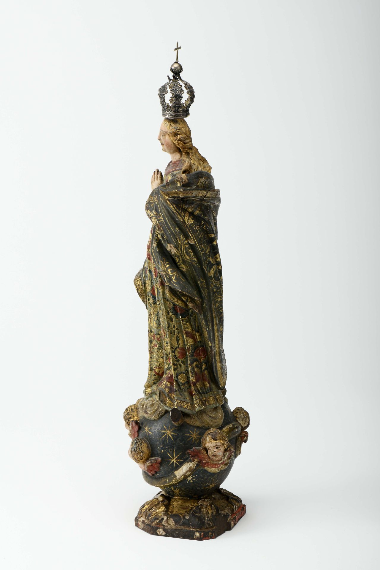 Our Lady of the Immaculate Conception on Orb with cherubs and serpent - Bild 2 aus 4