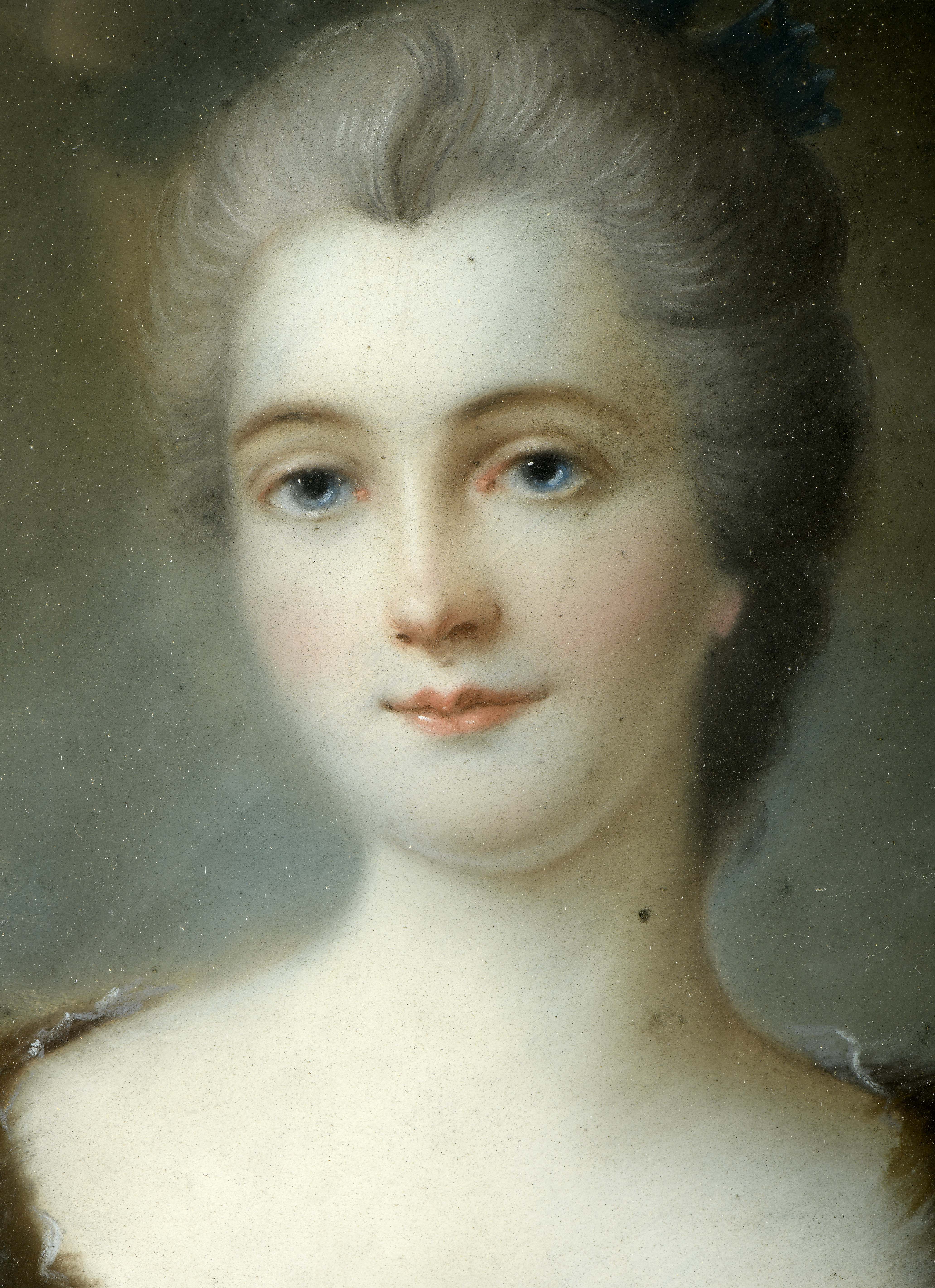 Portrait of Gabrielle Émilie Le Tonnelier de Breteuil, marquise de Châtelet-Laumont (1706-1749), nex - Image 2 of 3