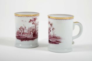 A pair of small mugs