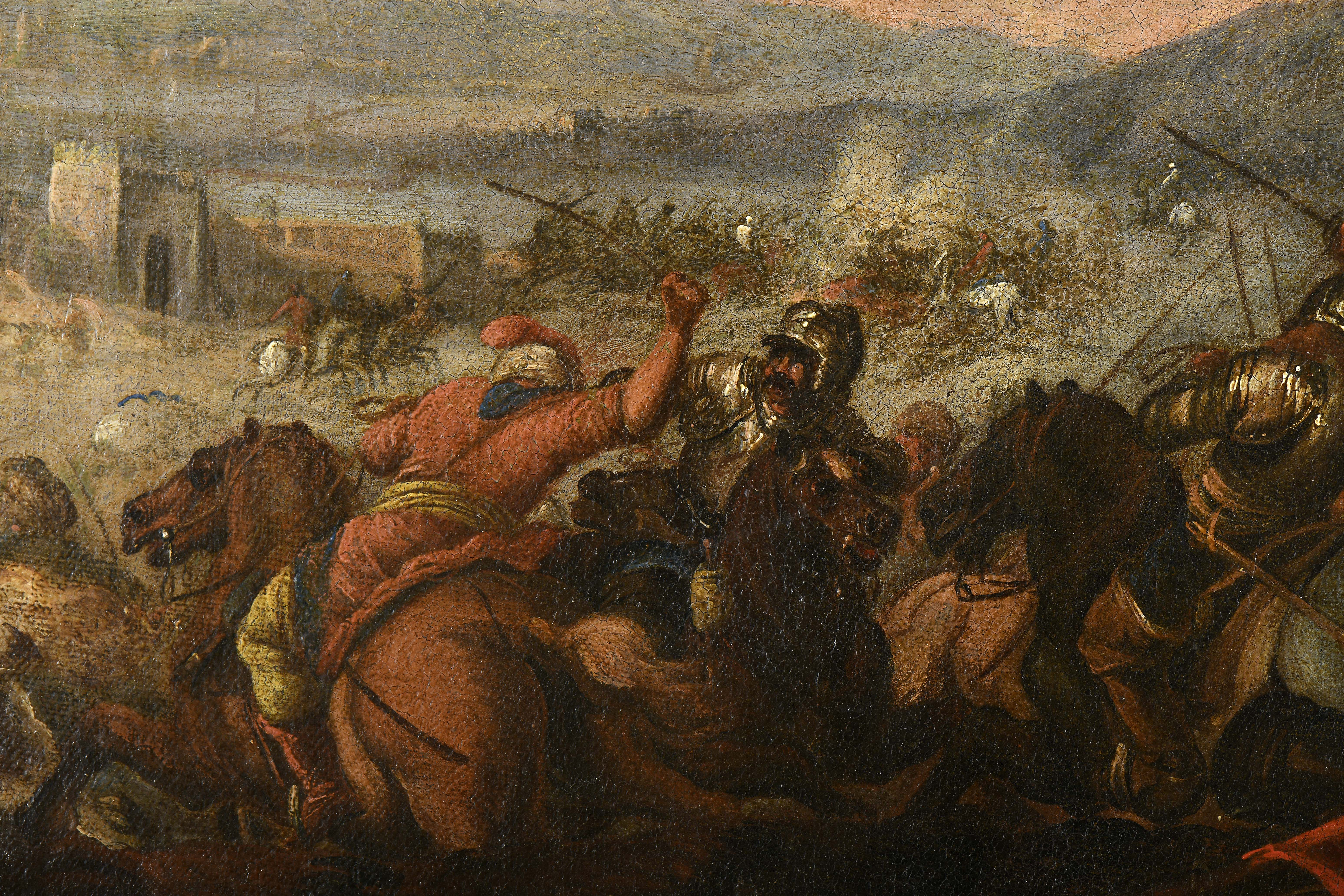 Cavalry battle between Arabs and Christians - Image 3 of 5