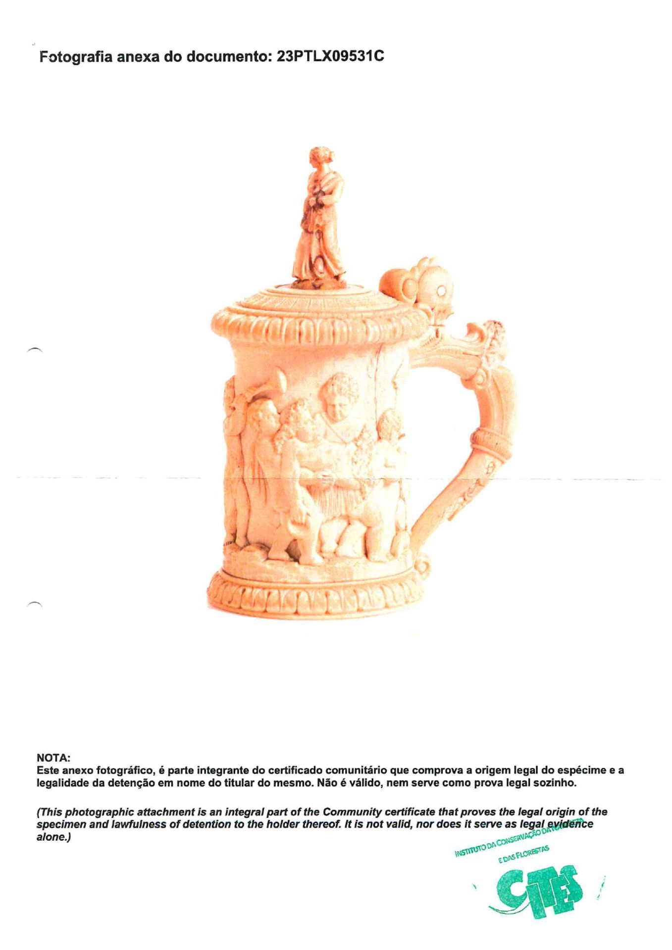 A small tankard with cover - Bild 6 aus 6