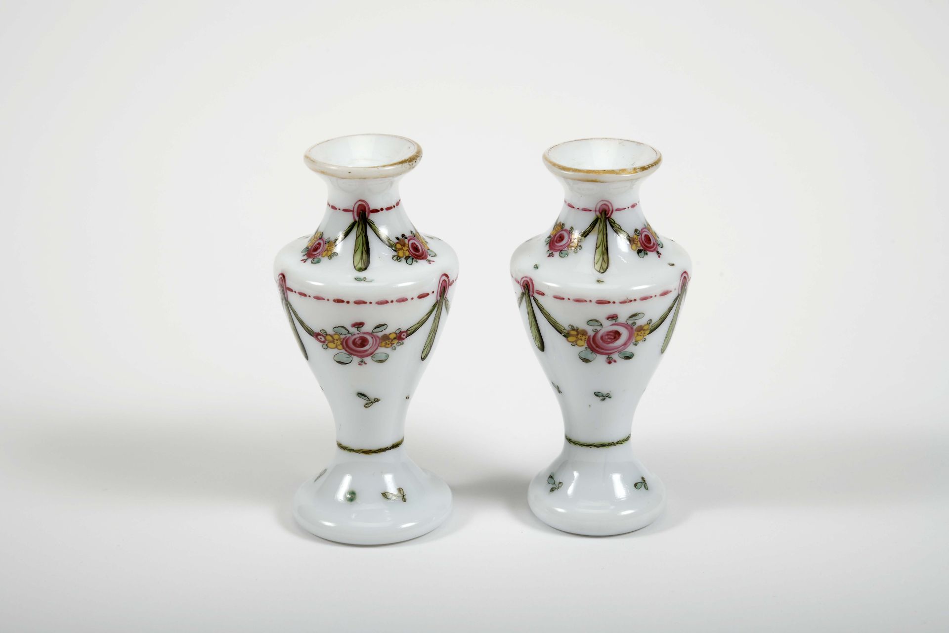 A pair of vases