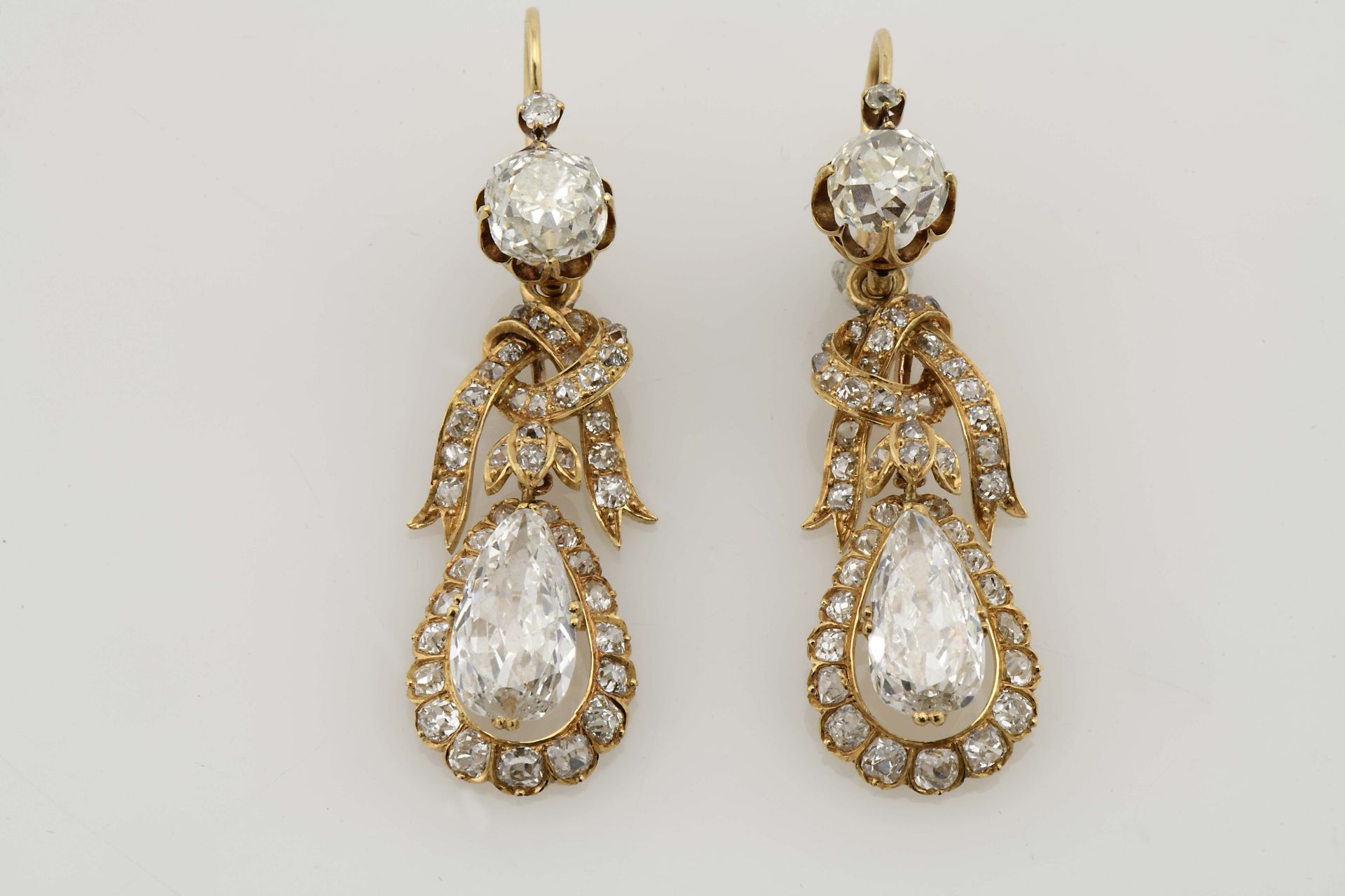 A pair of dangle earrings