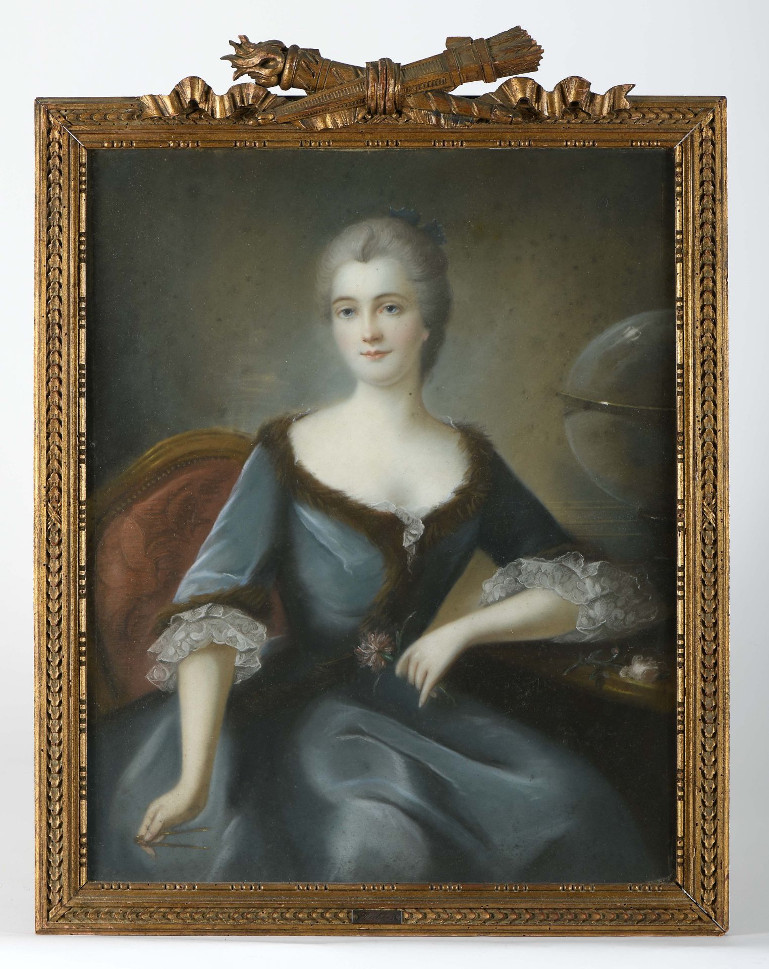 Portrait of Gabrielle Émilie Le Tonnelier de Breteuil, marquise de Châtelet-Laumont (1706-1749), nex