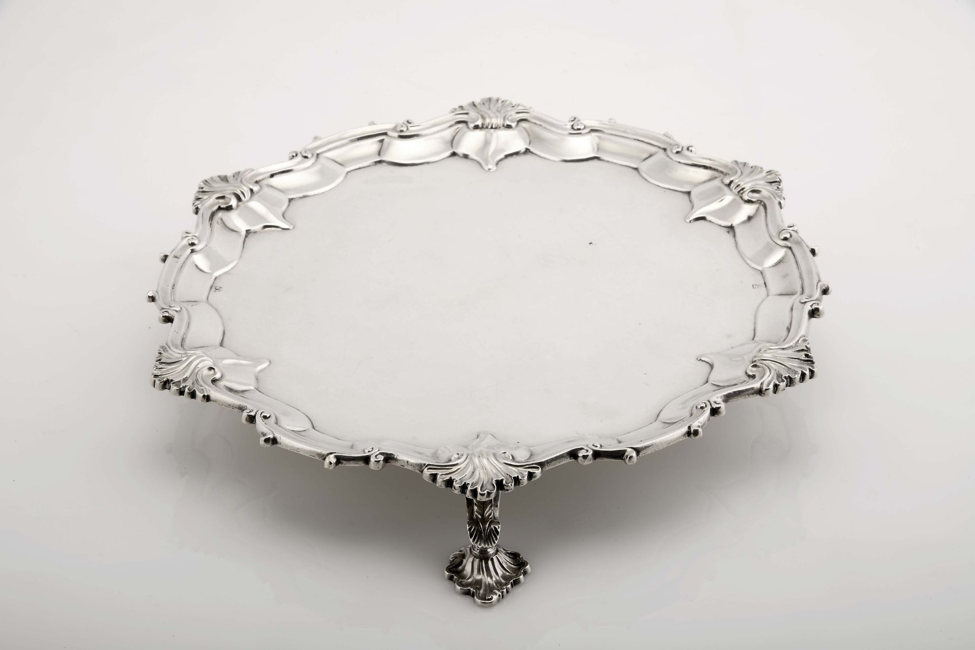 A three-footed salver
