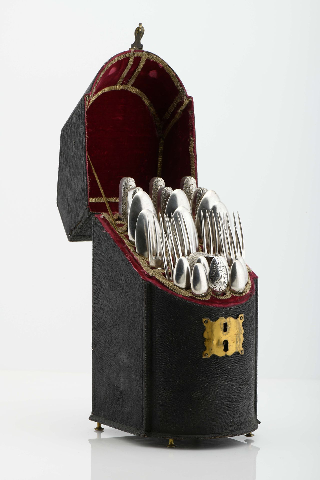 A cutlery case (barretina) with cutlery for six people - Bild 2 aus 8