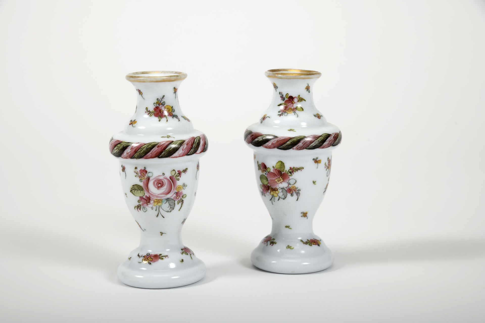 A pair of vases