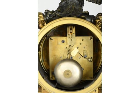 A table clock "Allegory to study and philosophy" - Bild 4 aus 6