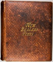 Sarah Ann Elsom (nee Reid) (1867-1962) - An album of mounted New Zealand ferns, each with