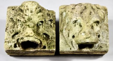 Two Limestone Gargoyles, Probably Late 18th Century, by repute from Combe Bank, Sundridge, Kent, the