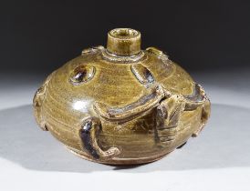 A Chinese Yue Brown Glazed Turtle Water Dropper, Western Jin Dynasty, 3.5ins (8.9cm) high This lot