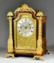 A George IV Rosewood and Ormolu Mounted Bracket Clock, by James McCabe, Royal Exchange, London,