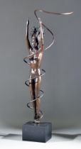 ***Laura Lian (20th/21st Century) - Bronze figure - "Vortex", Edition No. 3 of 9, figurative