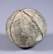 A Stitched Feathery Golf Ball, 19th Century, 1.75ins diameter Images are within the attached Dropbox