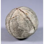A Stitched Feathery Golf Ball, 19th Century, 1.75ins diameter Images are within the attached Dropbox