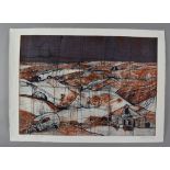 Stanley Palmer (Born 1936) - Engraving - "House and Hills, Albany" (1968), No.1 of 20, signed,