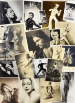 A Collection of Black and White Signed Photographs of Ballet Dancers, dedicated to Phillip Louis