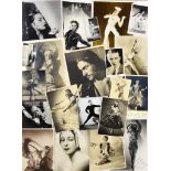 A Collection of Black and White Signed Photographs of Ballet Dancers, dedicated to Phillip Louis