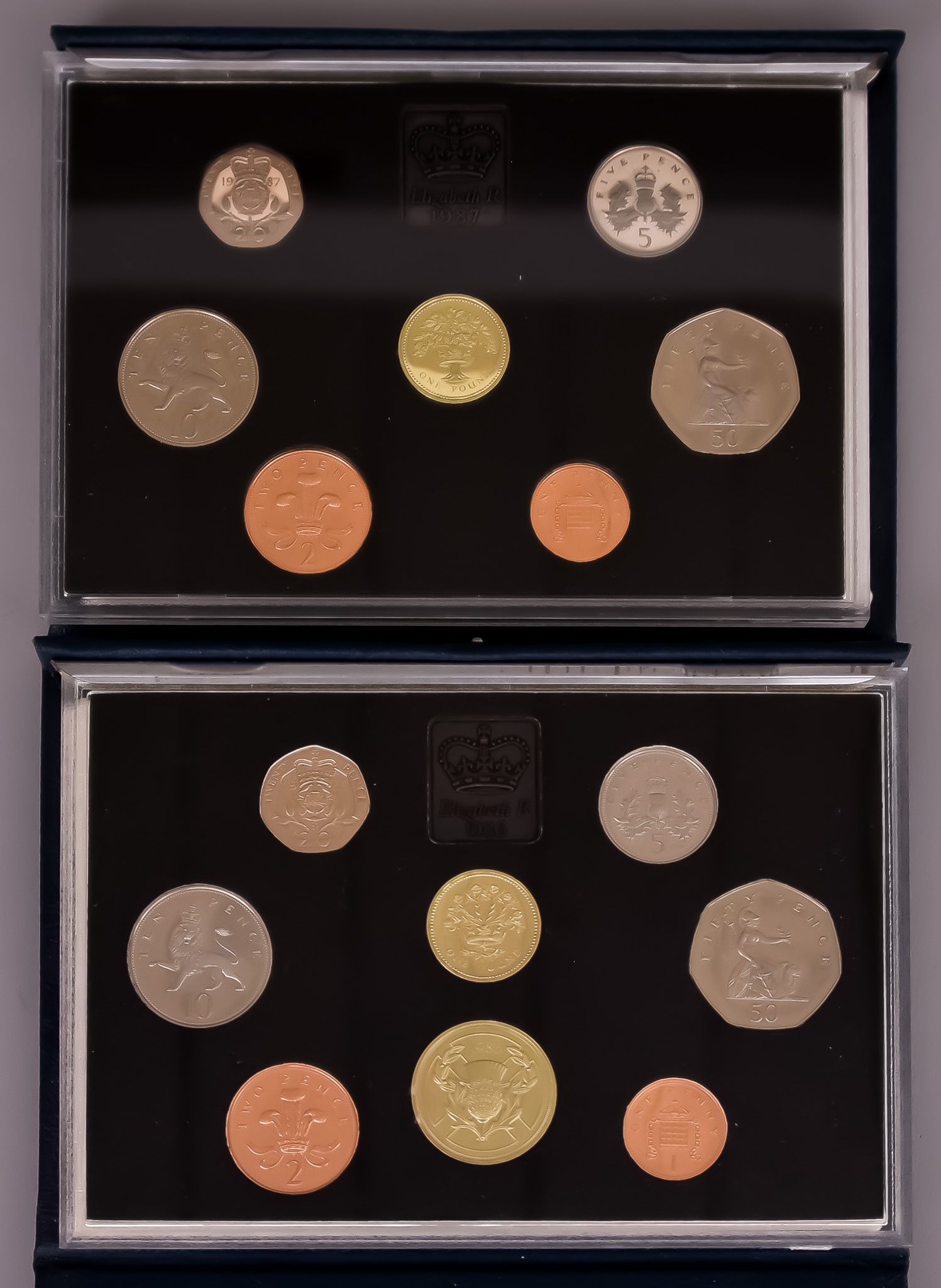 A Quantity of Pre 1947 British Silver Coinage, three post decimal three proof sets and commemorative
