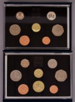 A Quantity of Pre 1947 British Silver Coinage, three post decimal three proof sets and commemorative