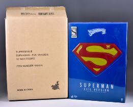 DC Comics MMS 207 Superman III, evil version, sideshow edition, NRFB, box is still sealed with outer