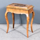 A 19th Century French Walnut Marquetry and Gilt Metal Mounted Rectangular Jardiniere, with two-