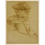 Francis Dodd (1874-1949) - Pencil sketch – “Portrait of a Woman”, 9.5ins x 7ins, signed, in