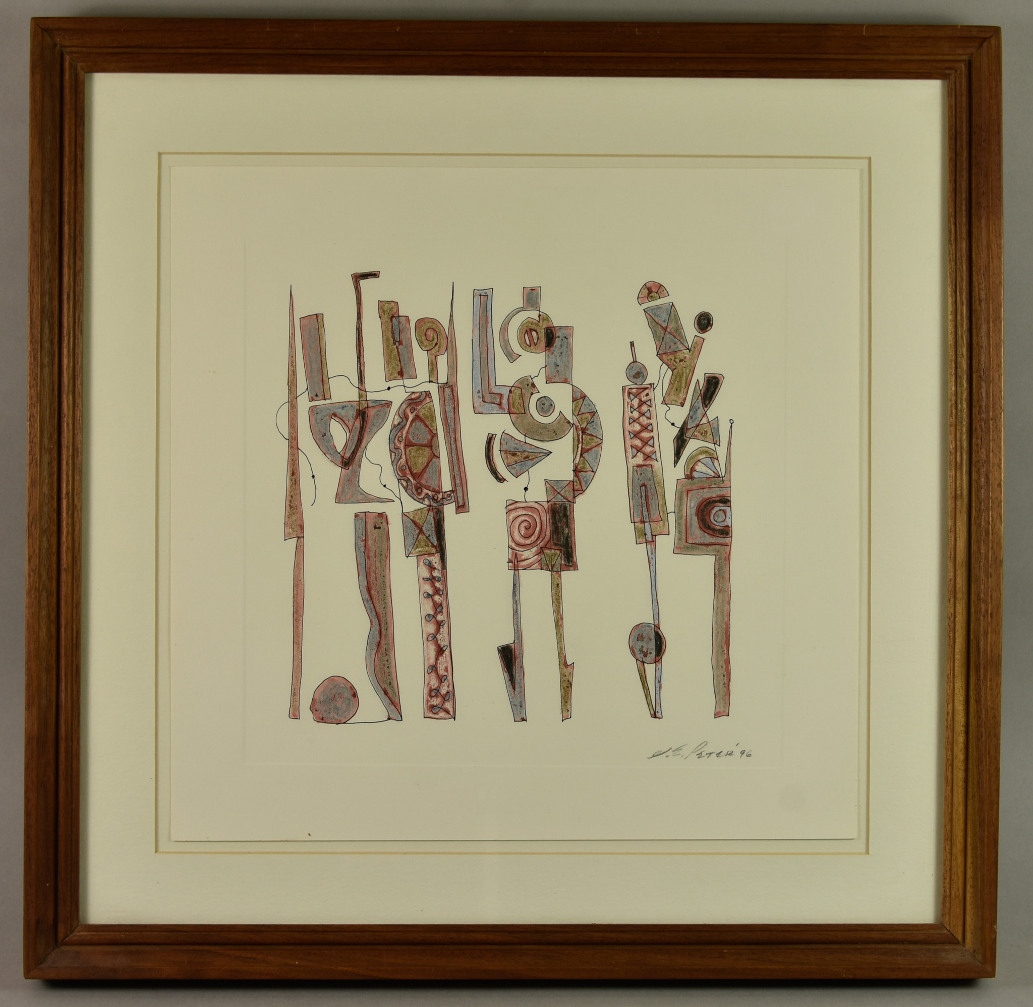 Maurice Day - Pen and wash - Drawings - Studies for sculpture, signed, 9.25ins x 6.5ins, framed - Image 3 of 4